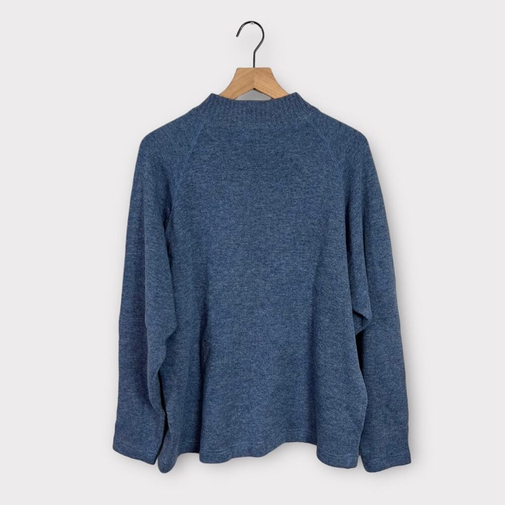 Pendleton Quarter Zip Lambswool Blend Sweatern Si… - image 3